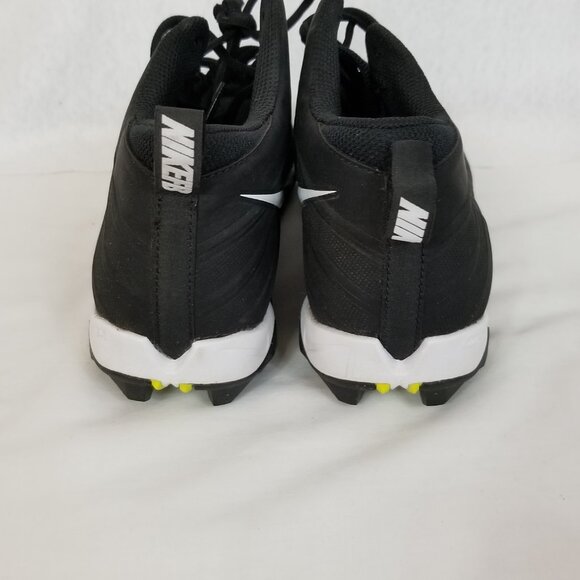 NIKE Alpha Menace Shark Football Cleats Shoes Black Size 10.5 ~ 4393 - Picture 5 of 9